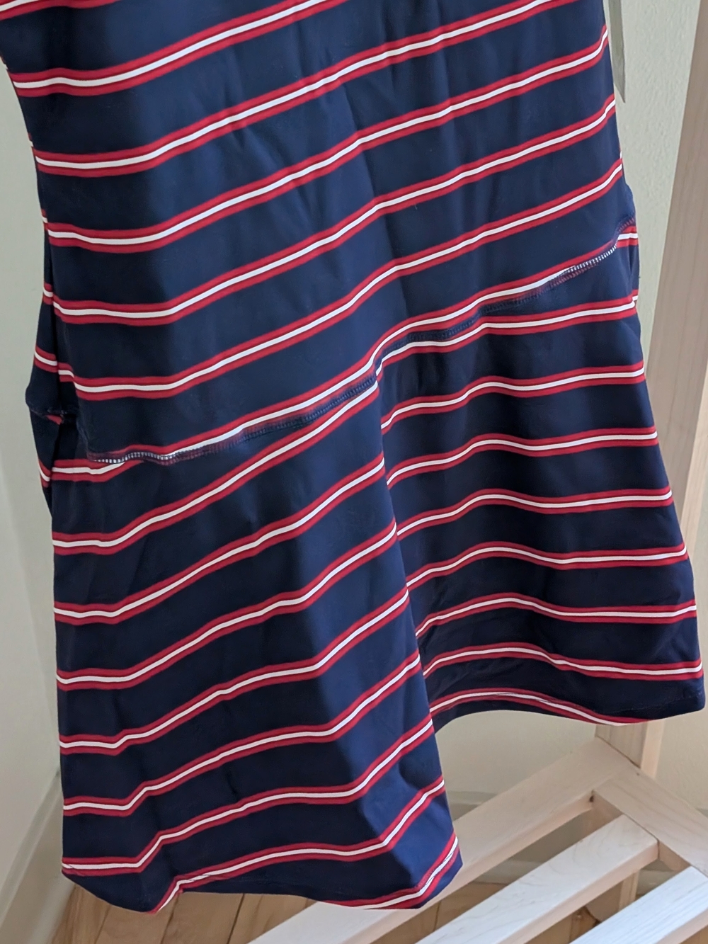 ✨SOLD✨ NWT Altar'd State Icon Striped Tennis Mini Skort Dress In Navy/Red - L - Picture 8 of 12